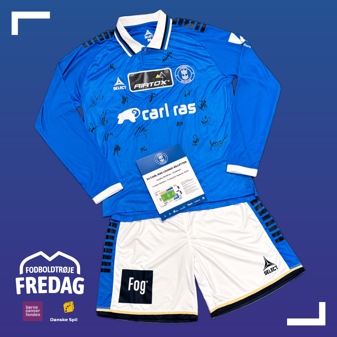 Konkurrence med signeret Lyngby Boldklub spillertrøje, shorts samt Loungebilletter